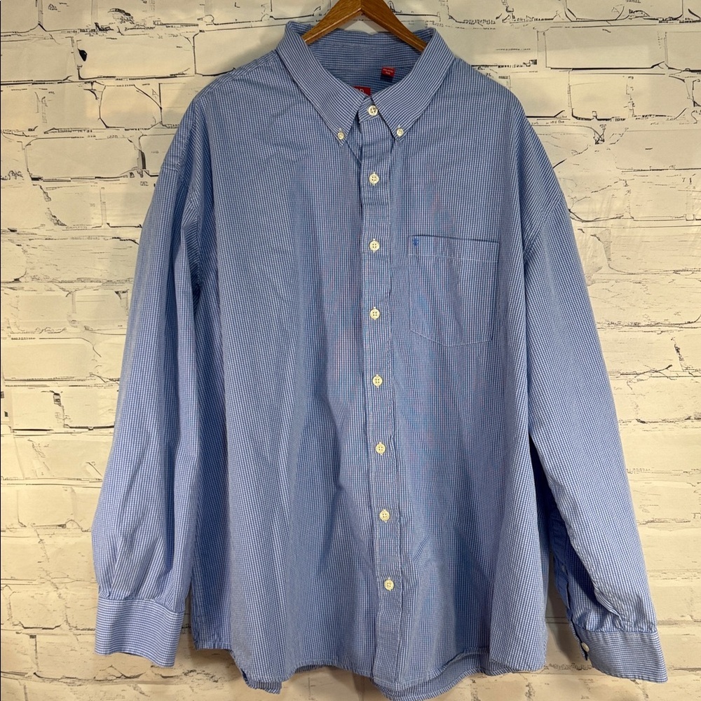 IZOD Men's Plaid Button-Down‎ Long-Sleeve Shirt